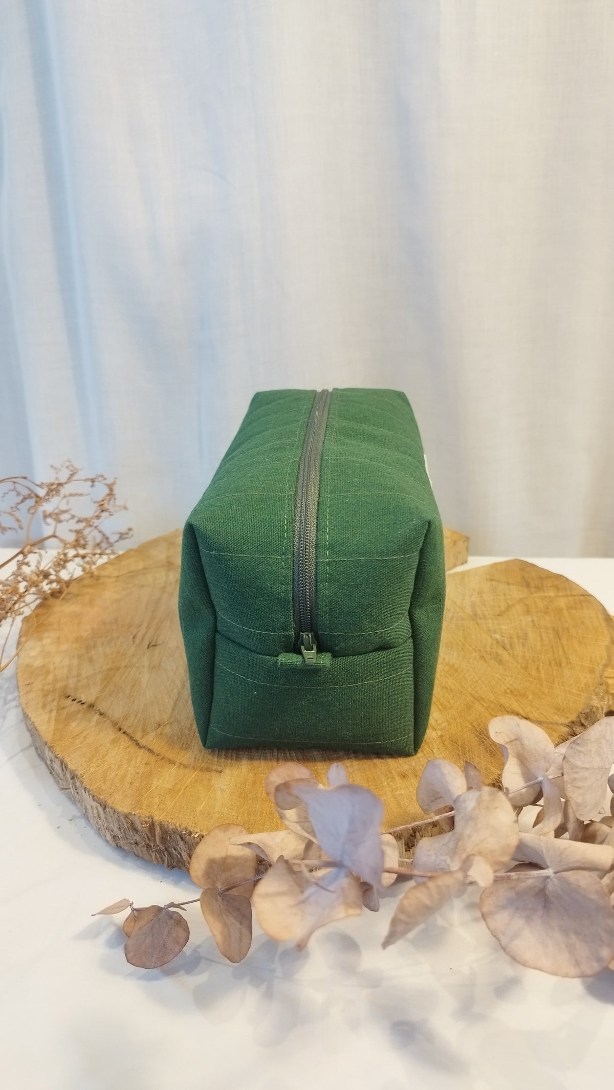 RITUEL - trousse de toilette - Taille S - upcyclé - toile de yourte - fait en Belgique -
