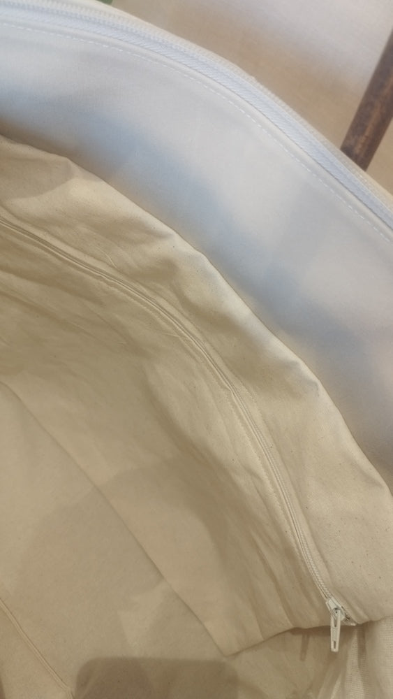 L'ECHAPEE - Sac cabas - Baghu - Sac artisanal belge - ethnique - recyclé - avec tirette principale
